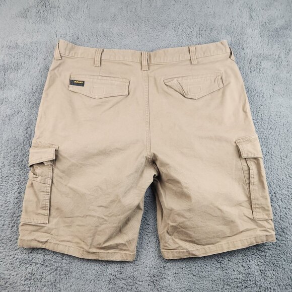 Ariat Shorts Men's 40 Khaki Tan M4 Rebar Relaxed Fit Cargo Casual Workwear 10" - Picture 2 of 12